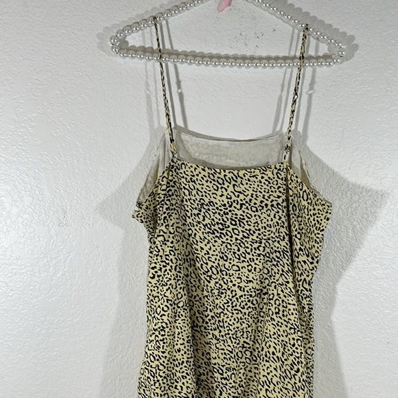 Volcom Women’s Cheetah Print Dress Size Large - Picture 7 of 12
